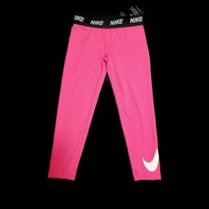 NWT Nike Dri-fit Hyper Pink Leggings